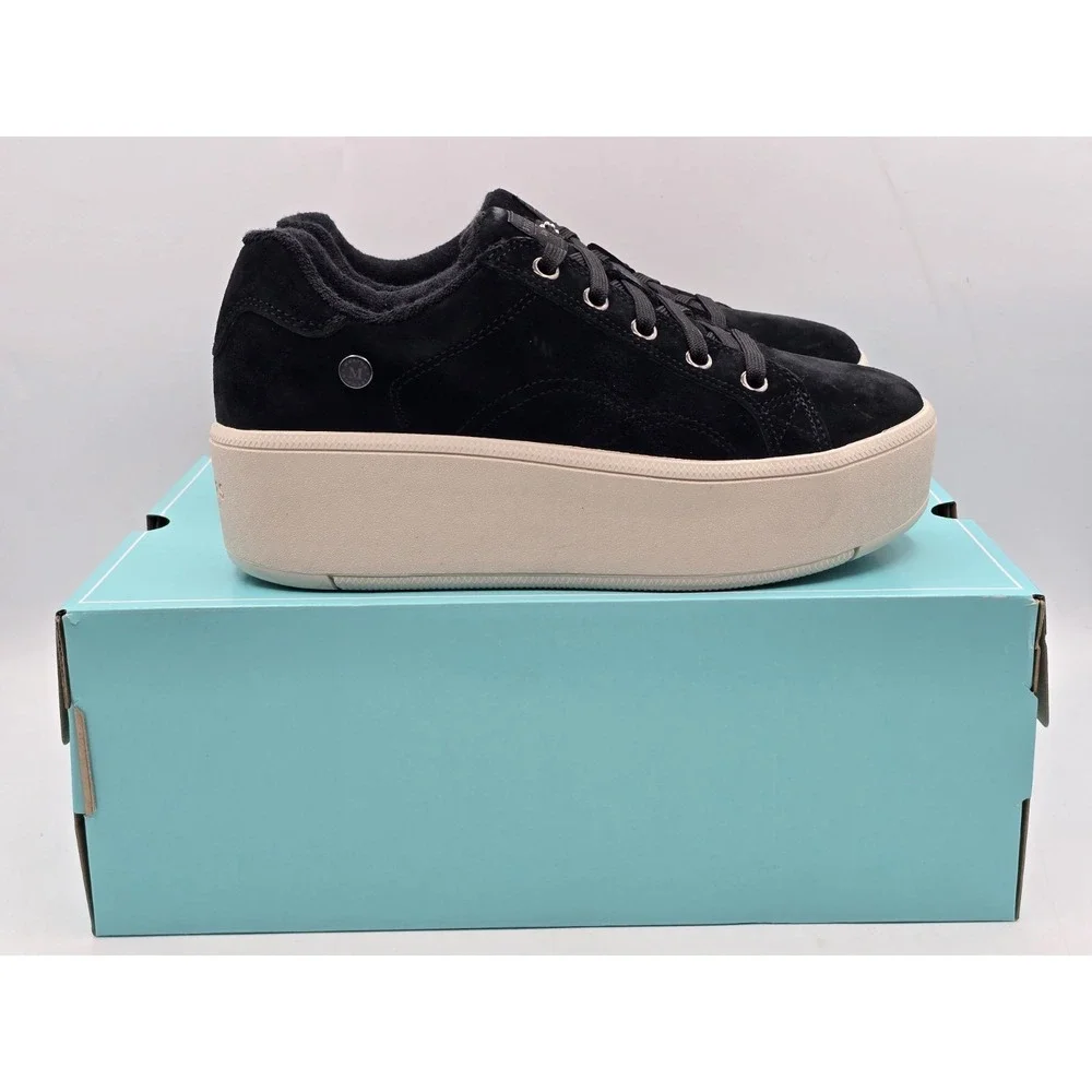 Skechers Martha Stewart Shoes Women Plateau Chic Lady Platform Black 158821 Sz 7